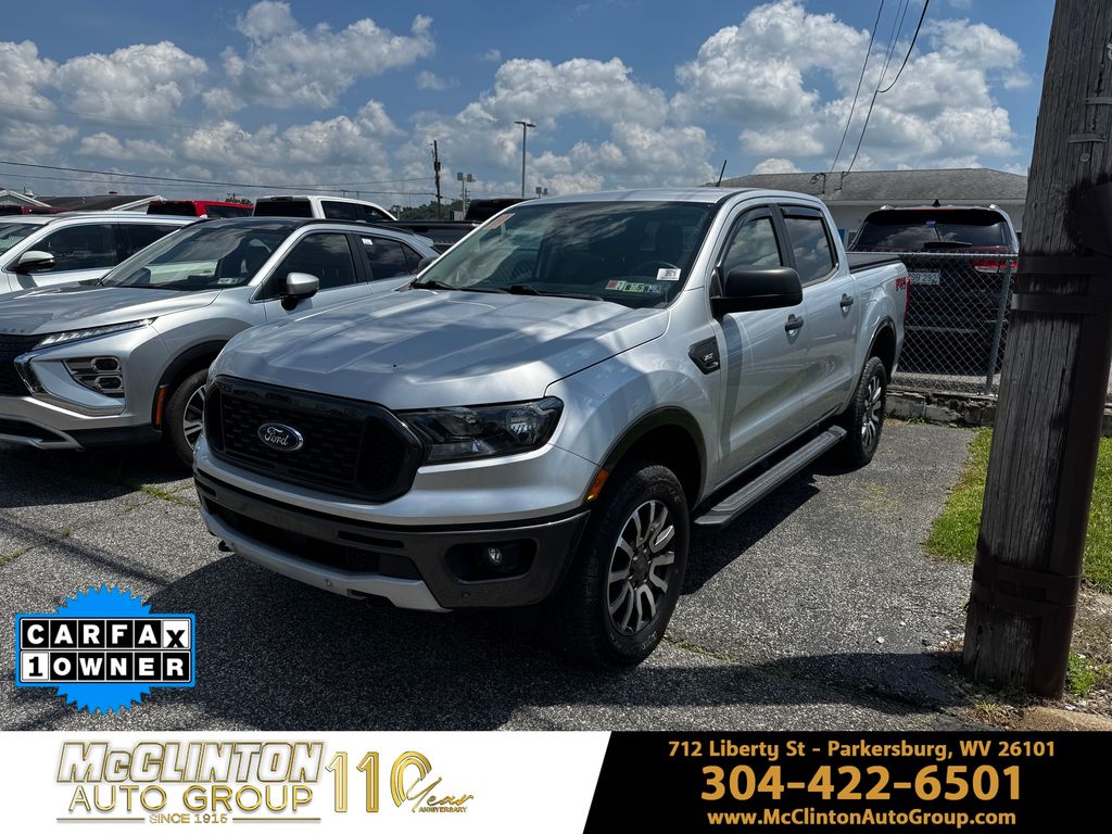 Ingot Silver 2019 Ford Ranger Pickup Truck Four-Wheel Drive Automatic