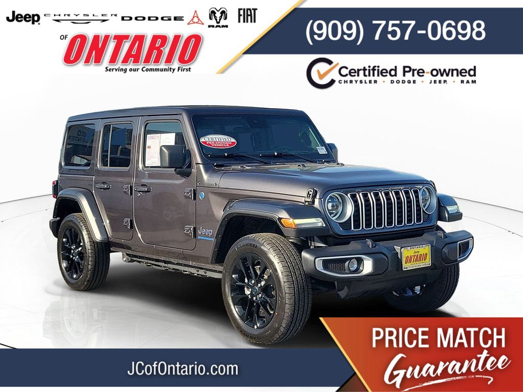 Gray (Granite Crystal Metallic Clearcoat) 2025 Jeep Wrangler 4xe SUV / Crossover Four-Wheel Drive 8-Speed Automatic