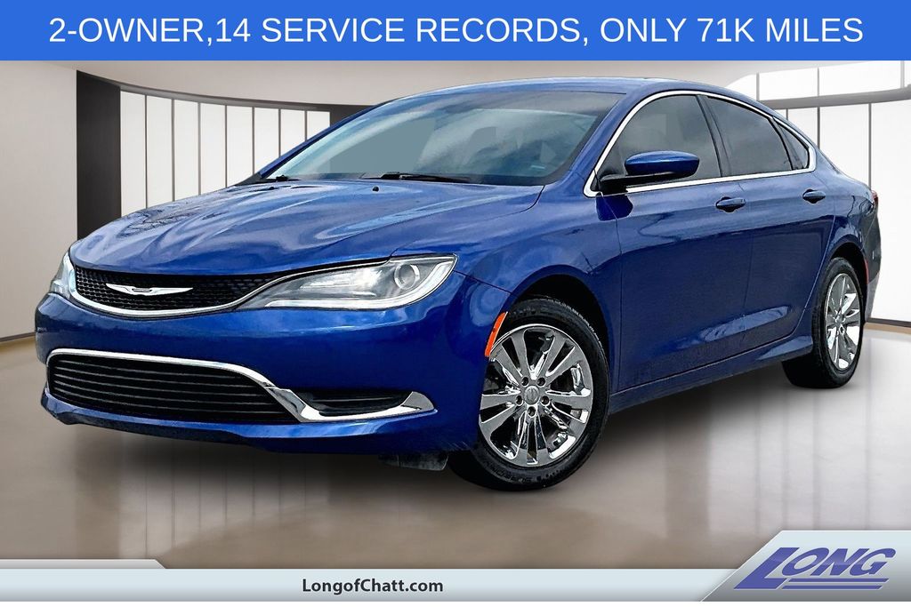 Vivid Blue Pearlcoat 2017 Chrysler 200 Limited Sedan FWD Sedan Front-Wheel Drive 9-Speed Automatic