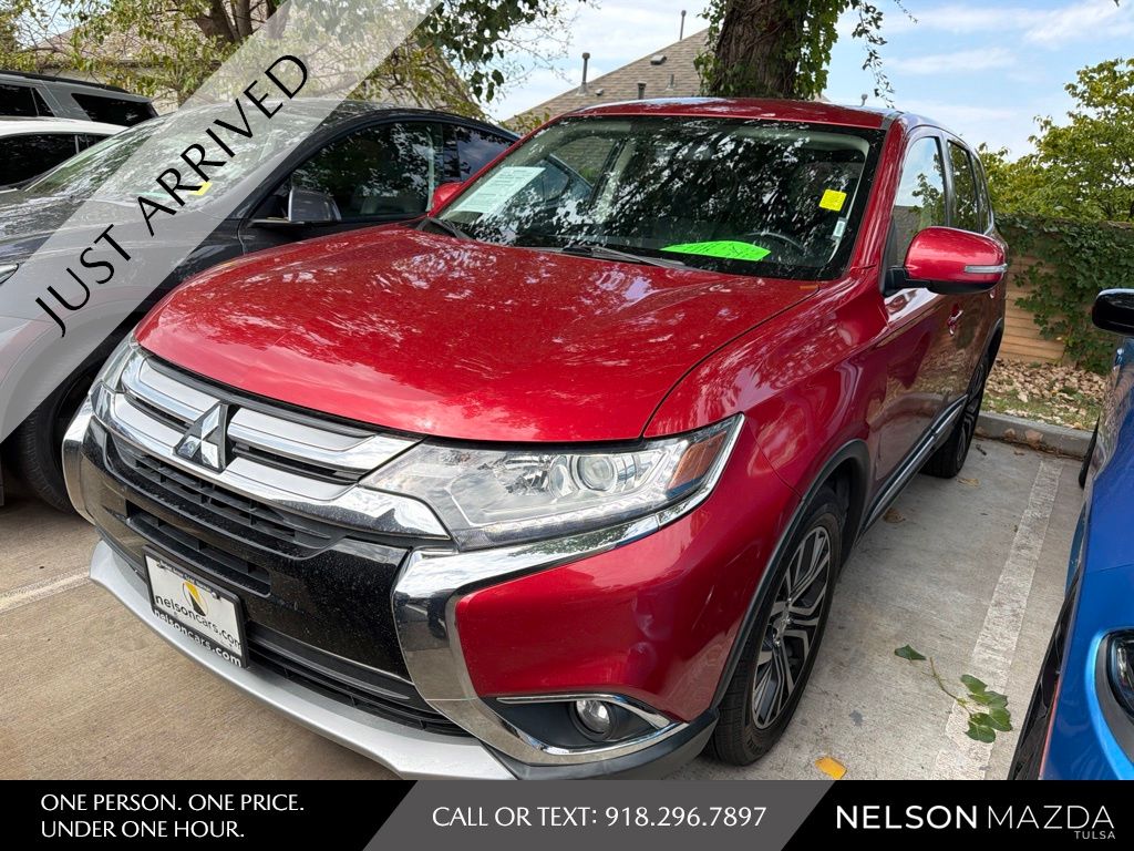 Red 2017 Mitsubishi Outlander SUV / Crossover All-Wheel Drive Continuously Variable Transmission
