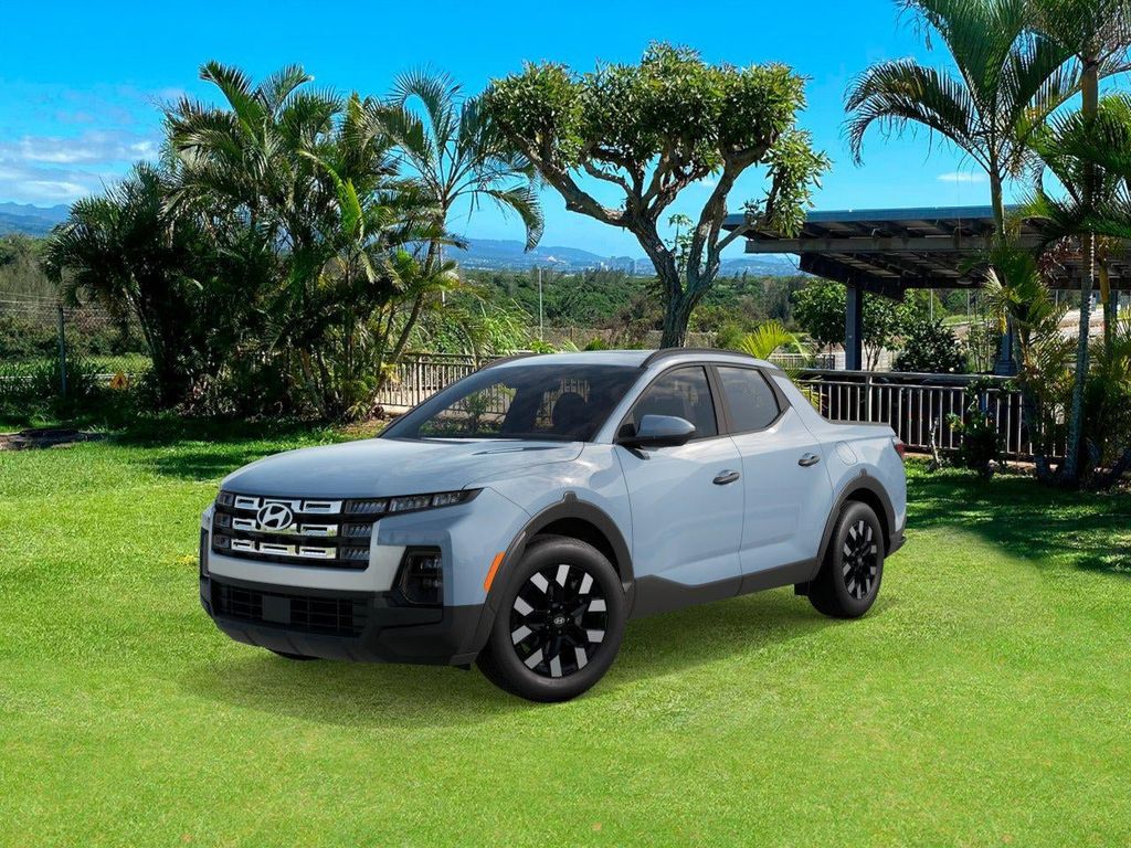 Blue / Stone 2027 Hyundai Santa Cruz Pickup Truck All-Wheel Drive 8-Speed Automatic