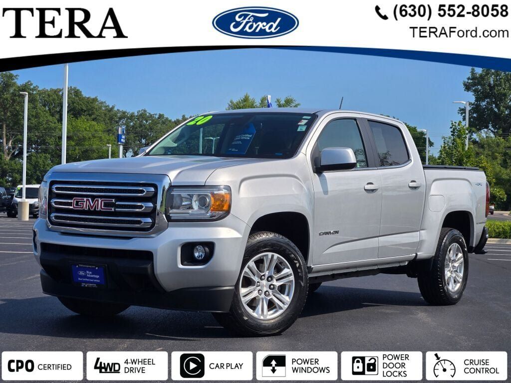 Quicksilver Metallic 2020 GMC Canyon Pickup Truck Four-Wheel Drive 8-Speed Automatic