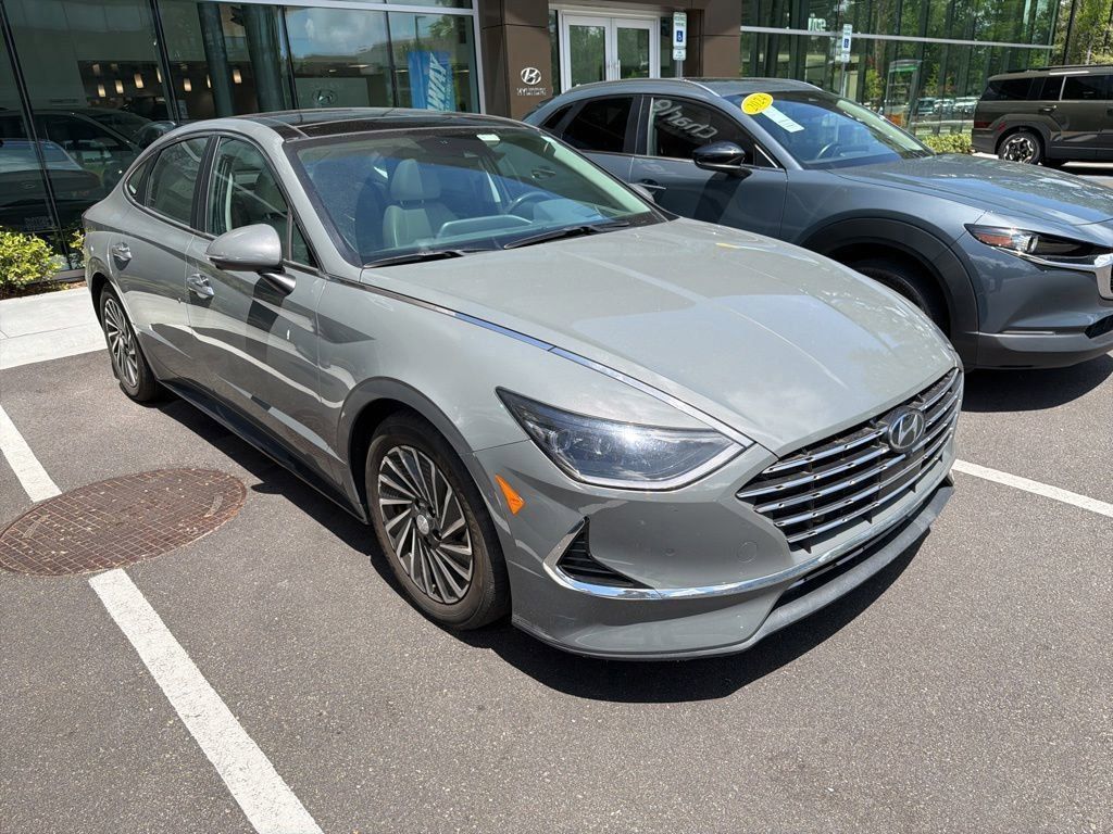 Hampton Gray 2023 Hyundai Sonata Hybrid Limited FWD Sedan Front-Wheel Drive 6-Speed Automatic