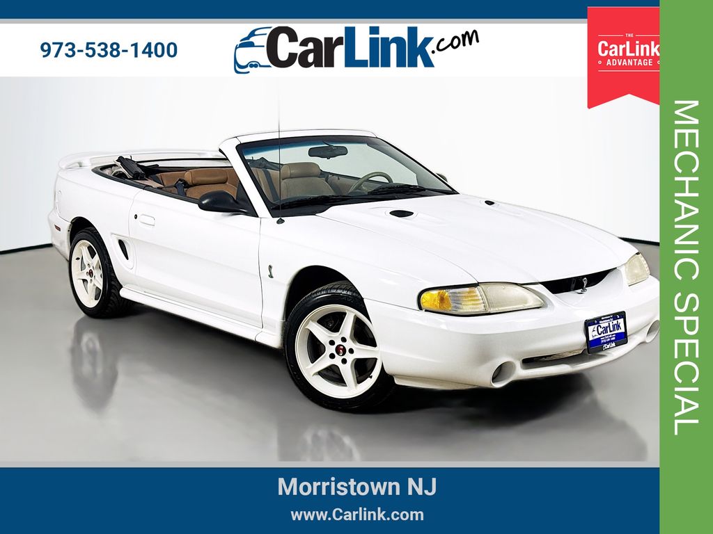 White 1997 Ford Mustang SVT Cobra Convertible Convertible Rear-Wheel Drive 5-Speed Manual