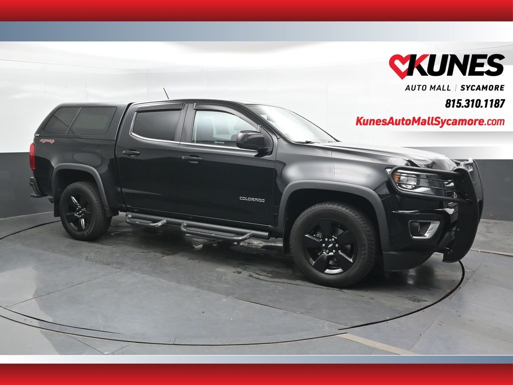 Black 2017 Chevrolet Colorado Pickup Truck Four-Wheel Drive 8-Speed Automatic
