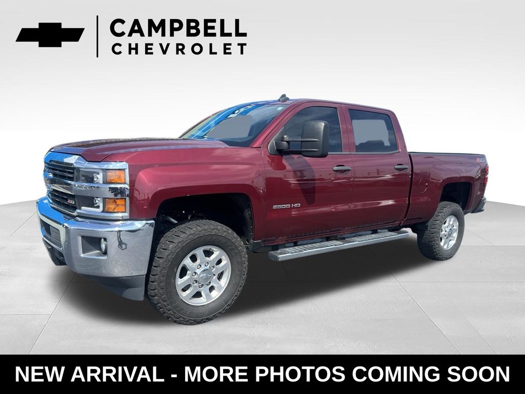 Red (Deep Ruby Metallic) 2015 Chevrolet Silverado 2500HD Pickup Truck Four-Wheel Drive 6-Speed Automatic Overdrive