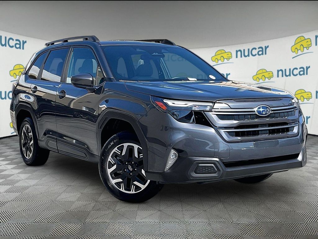 Gray Metallic 2025 Subaru Forester SUV / Crossover All-Wheel Drive Continuously Variable Transmission