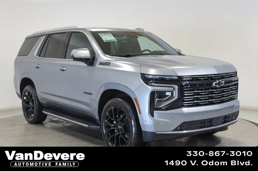 Sterling Gray Metallic 2025 Chevrolet Tahoe SUV / Crossover Four-Wheel Drive 