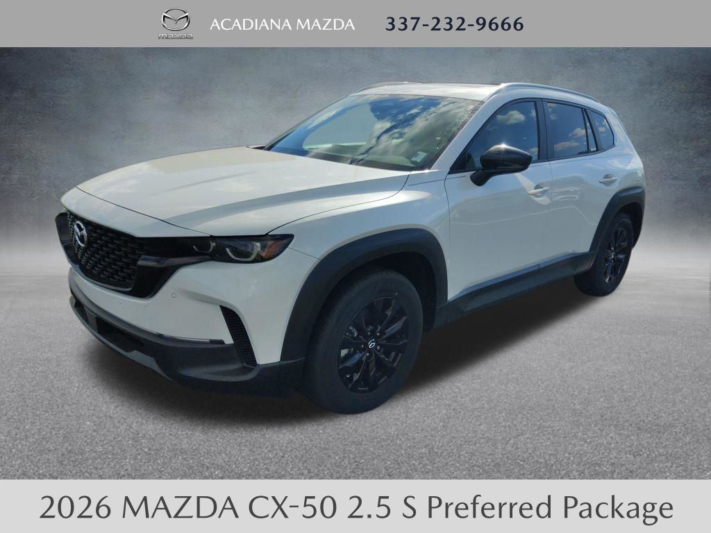White (Wind Chill Pearl) 2026 Mazda CX-50 2.5 S Preferred AWD SUV / Crossover All-Wheel Drive 6-Speed Automatic