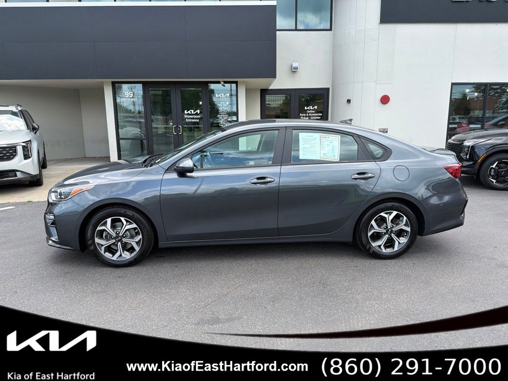 Certified 2021 Kia Forte LXS with VIN 3KPF24AD7ME409266 for sale in East Hartford, CT