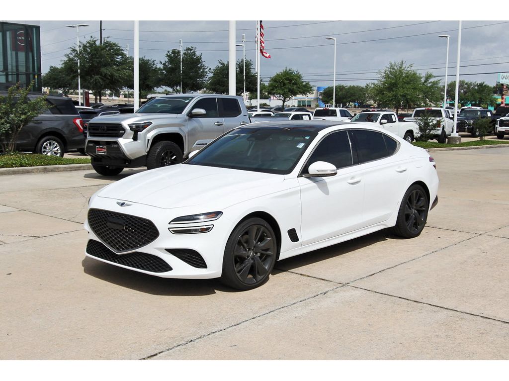 2023 Genesis G70 2.0T White at Emmons Autoplex