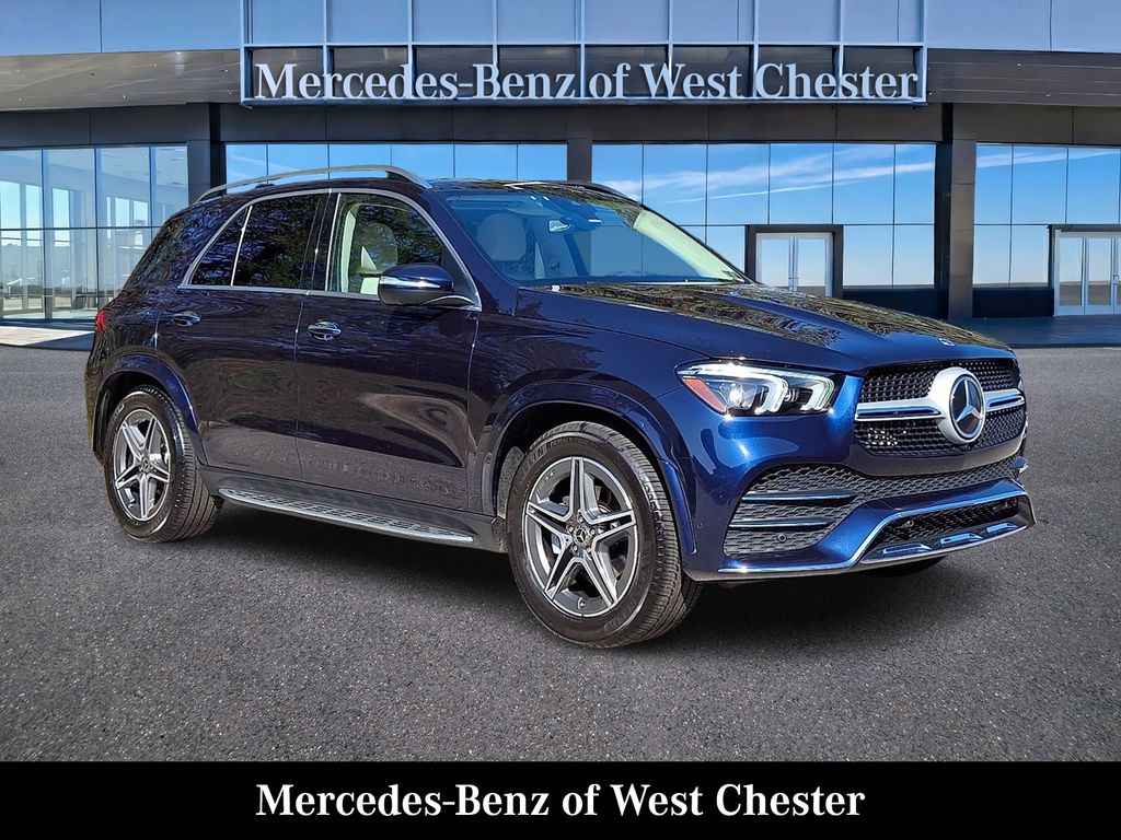 Blue 2022 Mercedes-Benz GLE 350 4MATIC SUV / Crossover All-Wheel Drive 9-Speed Automatic