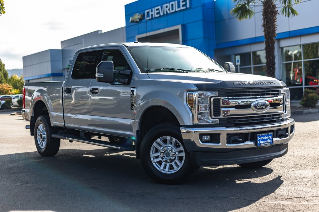 Silver 2018 Ford F-350 Super Duty Pickup Truck Four-Wheel Drive 6-Speed Automatic