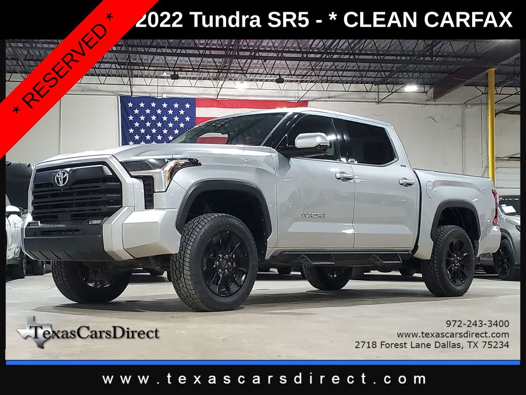 Celestial Silver Metallic 2022 Toyota Tundra Pickup Truck Four-Wheel Drive Automatic