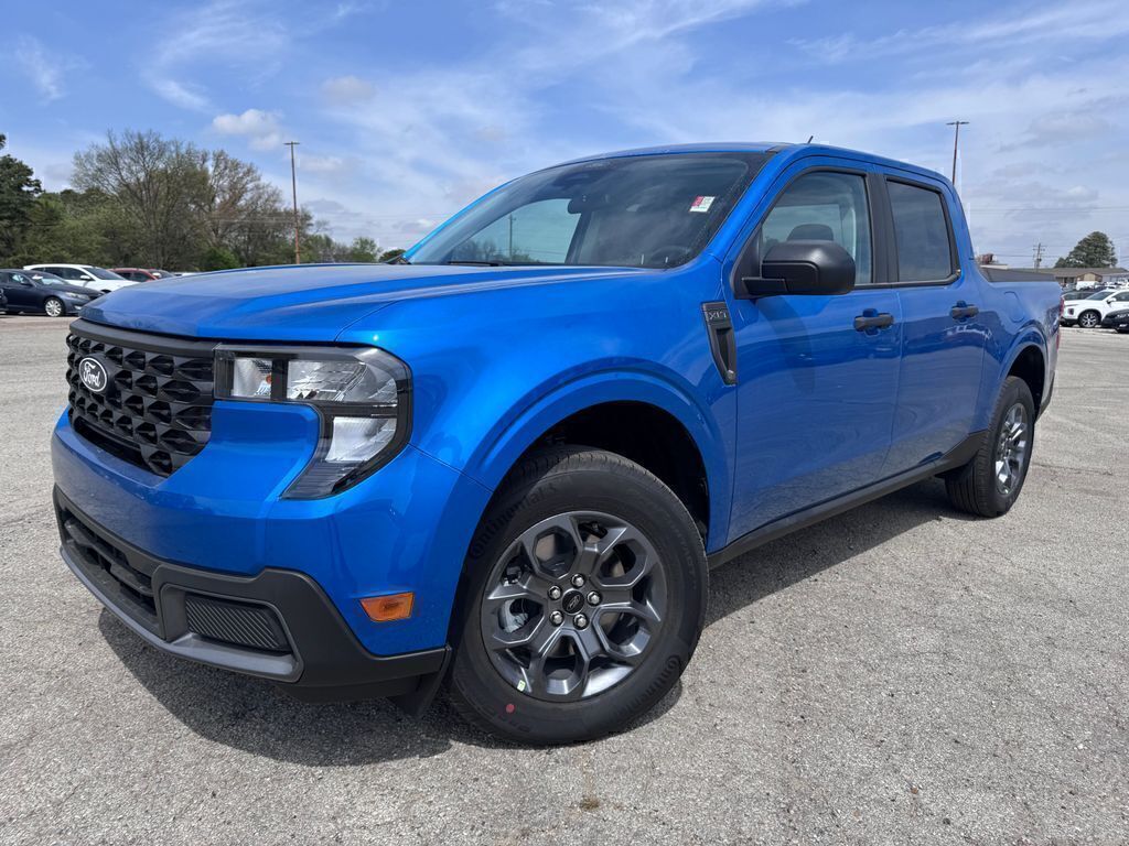 Blue 2026 Ford Maverick XLT SuperCrew AWD Pickup Truck All-Wheel Drive 8-Speed Automatic