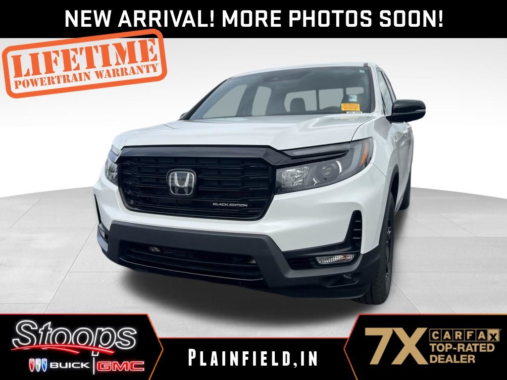 Platinum White Pearl 2023 Honda Ridgeline Black Edition AWD Pickup Truck All-Wheel Drive 9-Speed Automatic