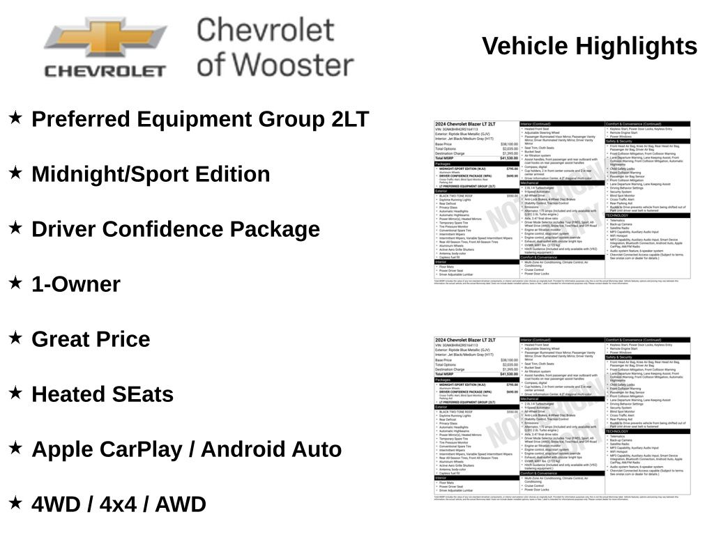 2024 Chevrolet Blazer LT - Image 2
