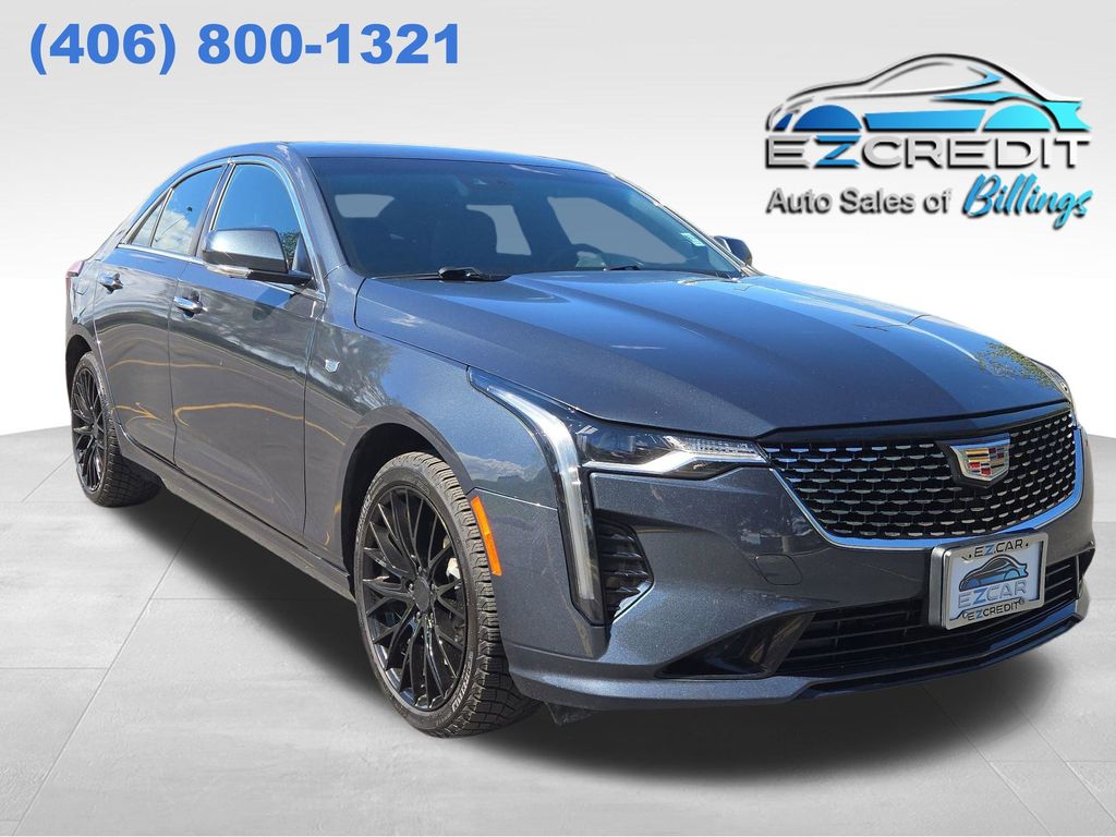 Gray 2020 Cadillac CT4 Premium Luxury AWD Sedan All-Wheel Drive 8-Speed Automatic