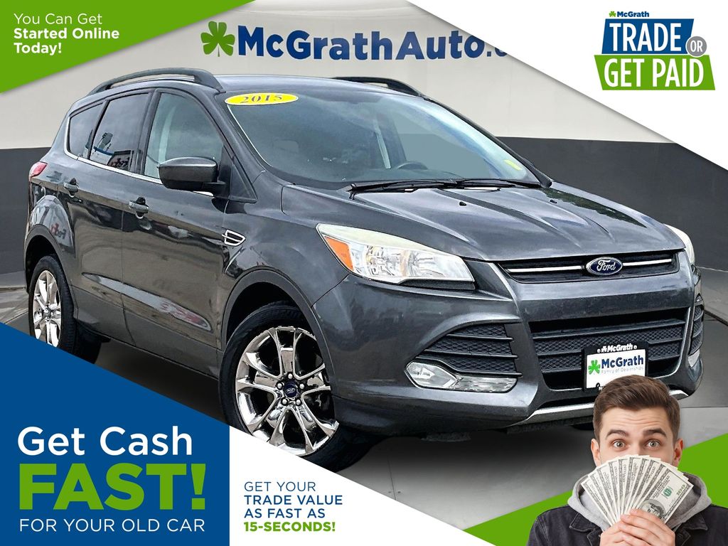 Gray (Magnetic) 2015 Ford Escape SUV / Crossover All-Wheel Drive 6-Speed Automatic