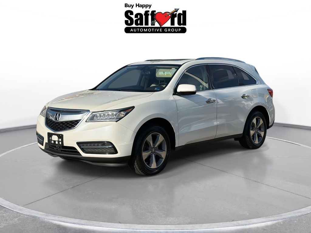White 2015 Acura MDX SH-AWD SUV / Crossover All-Wheel Drive 6-Speed Automatic