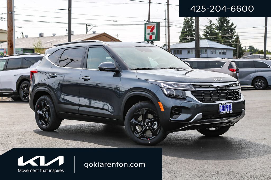 Gravity Gray 2026 Kia Seltos SUV / Crossover All-Wheel Drive Continuously Variable Transmission