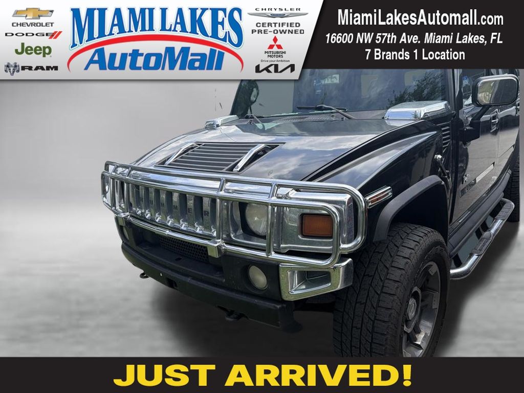 Black 2005 Hummer H2 SUV / Crossover Four-Wheel Drive 4-Speed Automatic Overdrive