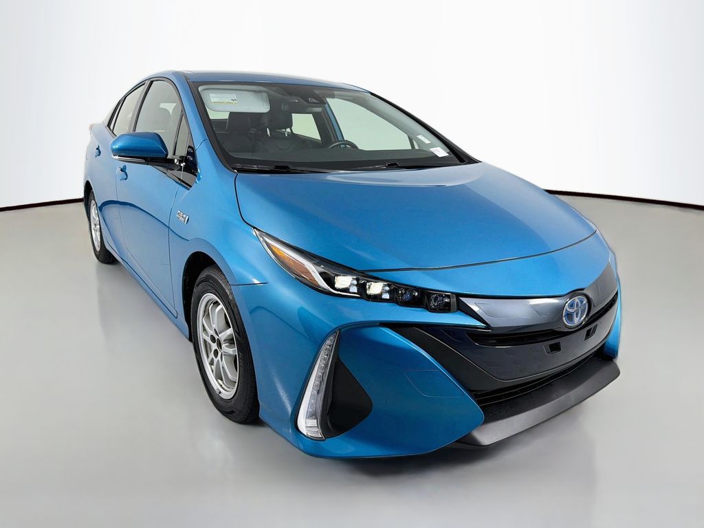 Blue 2020 Toyota Prius Prime Hatchback Front-Wheel Drive Continuously Variable Transmission