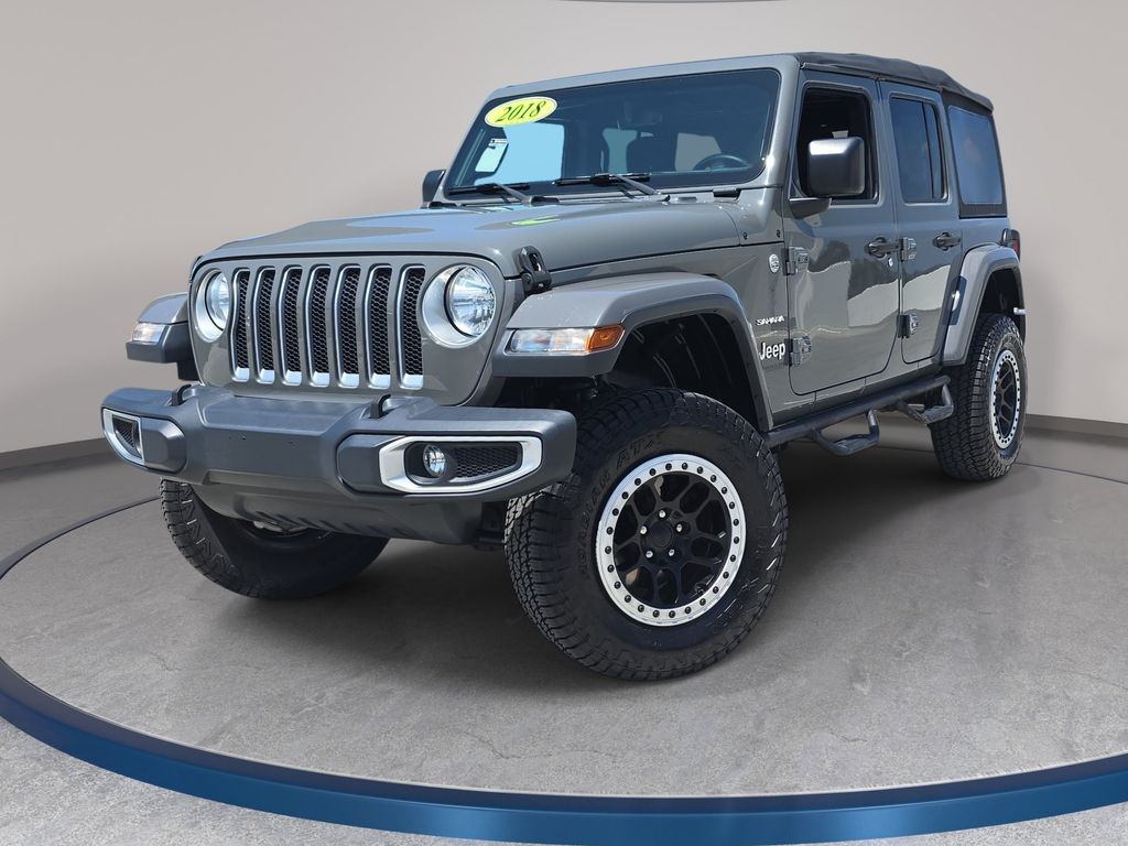 Sting-Gray Clearcoat 2018 Jeep Wrangler SUV / Crossover Four-Wheel Drive 8-Speed Automatic