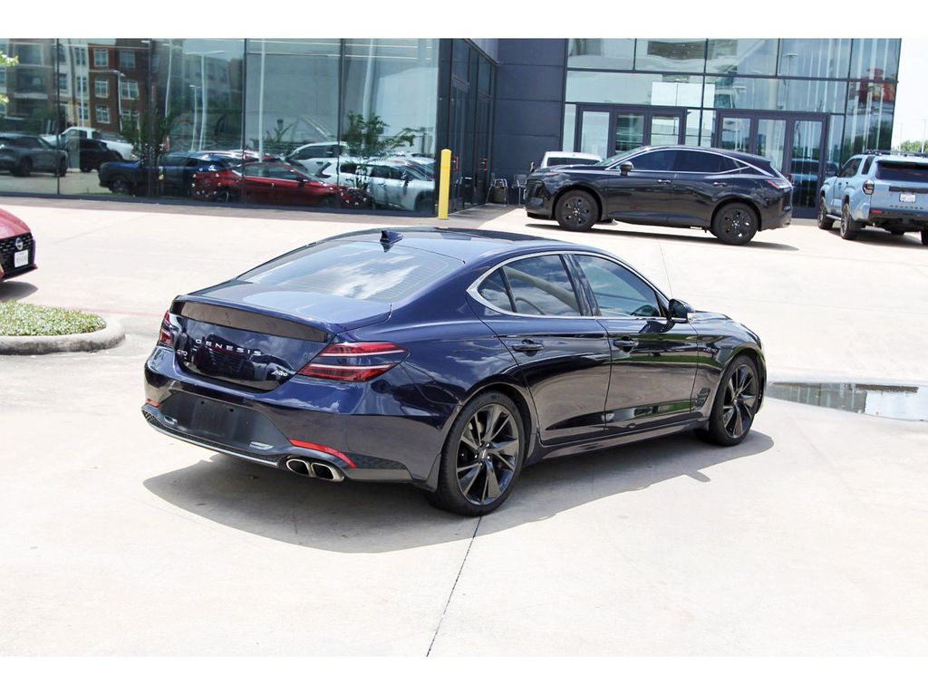 2023 Genesis G70 2.0T Blue at Don McGill Toyota
