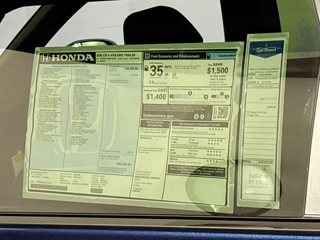 2026 Honda CR-V Hybrid TrailSport