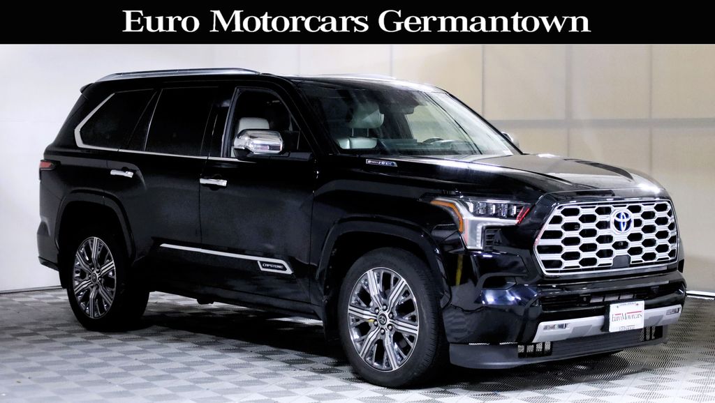 Midnight Black Metallic 2024 Toyota Sequoia Capstone 4WD SUV / Crossover Four-Wheel Drive Automatic