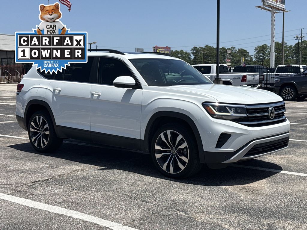 2022 Volkswagen Atlas 3.6L V6 SE w/Technology White at Bayway Cadillac of The Woodlands
