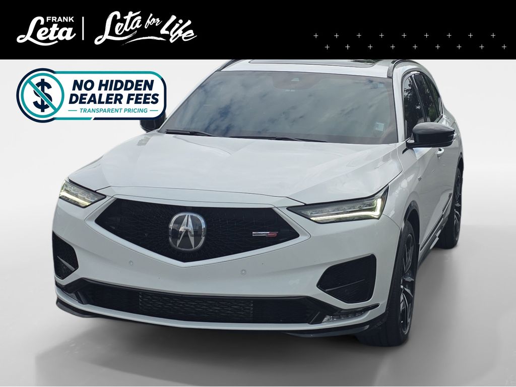 Platinum White Pearl 2023 Acura MDX SUV / Crossover All-Wheel Drive Automatic