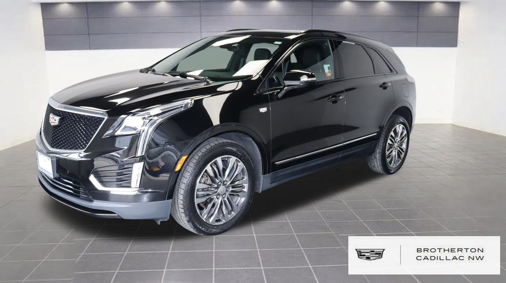 Stellar Black Metallic 2020 Cadillac XT5 Sport AWD SUV / Crossover Four-Wheel Drive 9-Speed Automatic