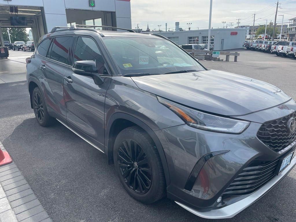 Magnetic Gray Metallic 2024 Toyota Highlander SUV / Crossover All-Wheel Drive 8-Speed Automatic