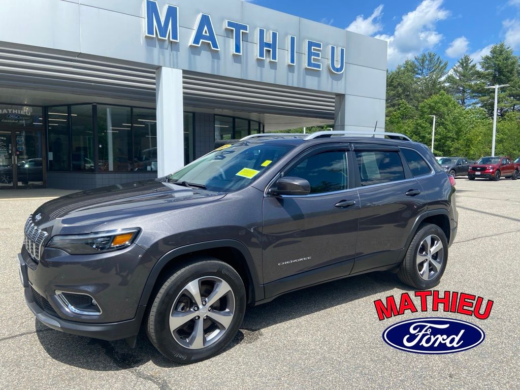 Gray (Granite Crystal Metallic Clearcoat) 2021 Jeep Cherokee SUV / Crossover Four-Wheel Drive 9-Speed Automatic