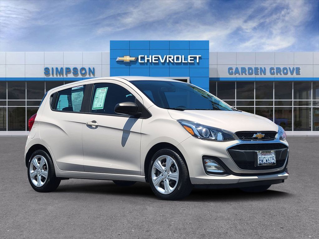 Toasted Marshmallow Metallic 2021 Chevrolet Spark LS FWD Hatchback Front-Wheel Drive Continuously Variable Transmission