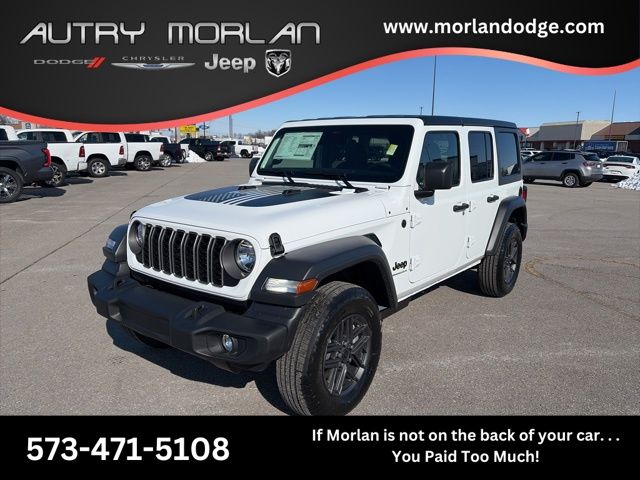 Bright White Clearcoat 2026 Jeep Wrangler SUV / Crossover Four-Wheel Drive 8-Speed Automatic