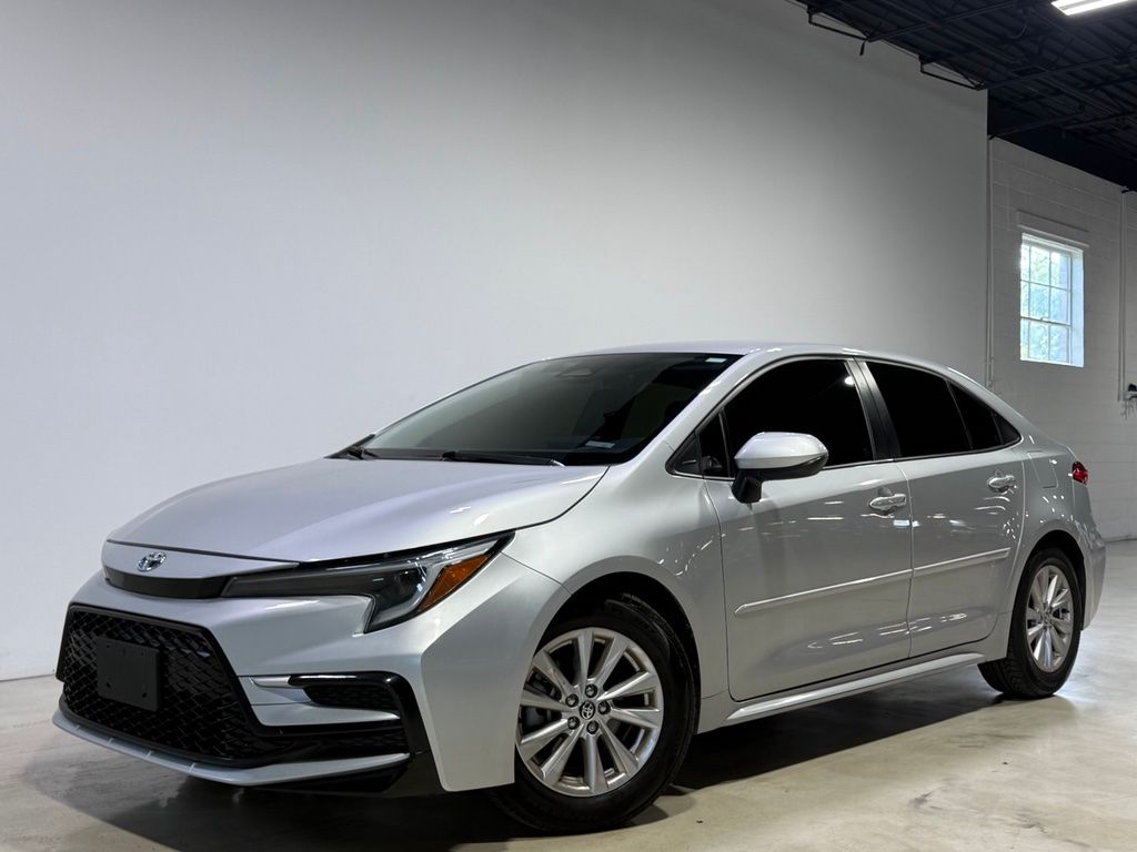 Classic Silver Metallic 2023 Toyota Corolla Hybrid Sedan Front-Wheel Drive Continuously Variable Transmission