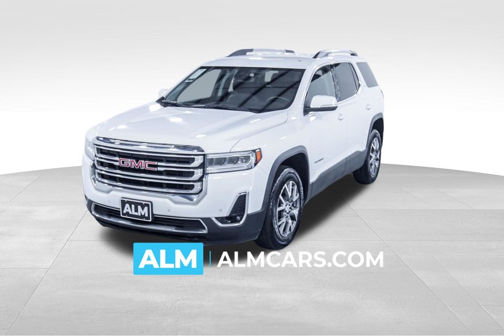 Summit White 2023 GMC Acadia SUV / Crossover Front-Wheel Drive 9-Speed Automatic