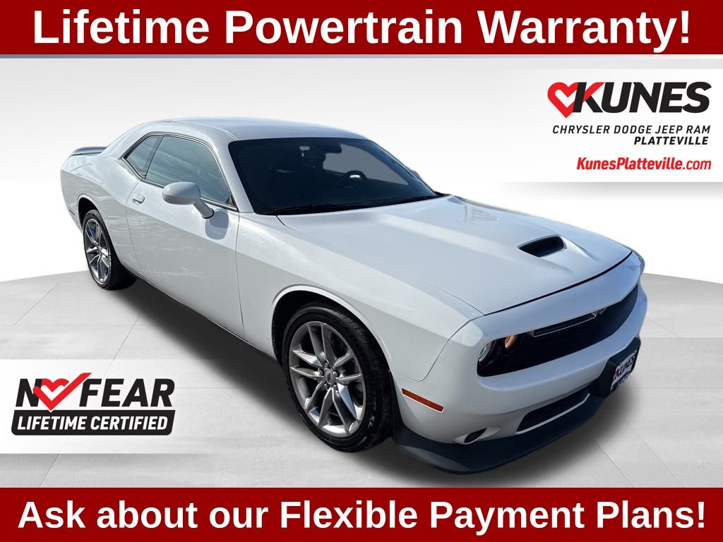 White Knuckle Clearcoat 2022 Dodge Challenger Coupe All-Wheel Drive 8-Speed Automatic