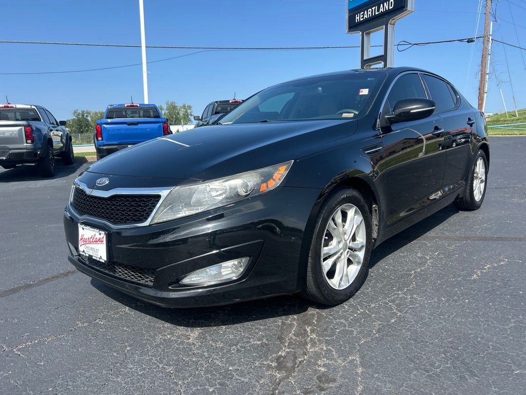 Ebony Black 2012 Kia Optima Sedan Front-Wheel Drive 6-Speed Automatic