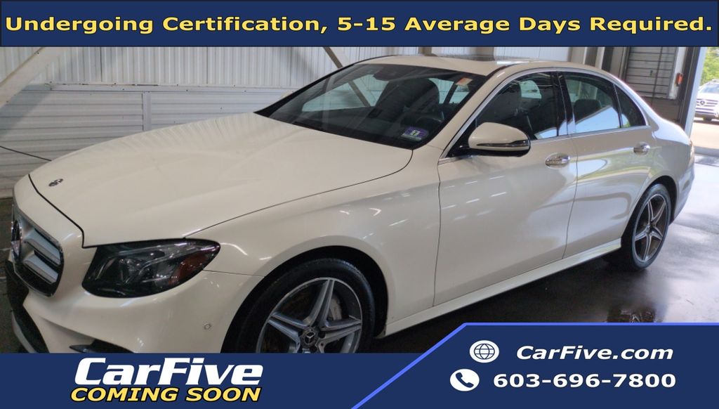 White 2017 Mercedes-Benz E-Class Sedan All-Wheel Drive 9-Speed Automatic