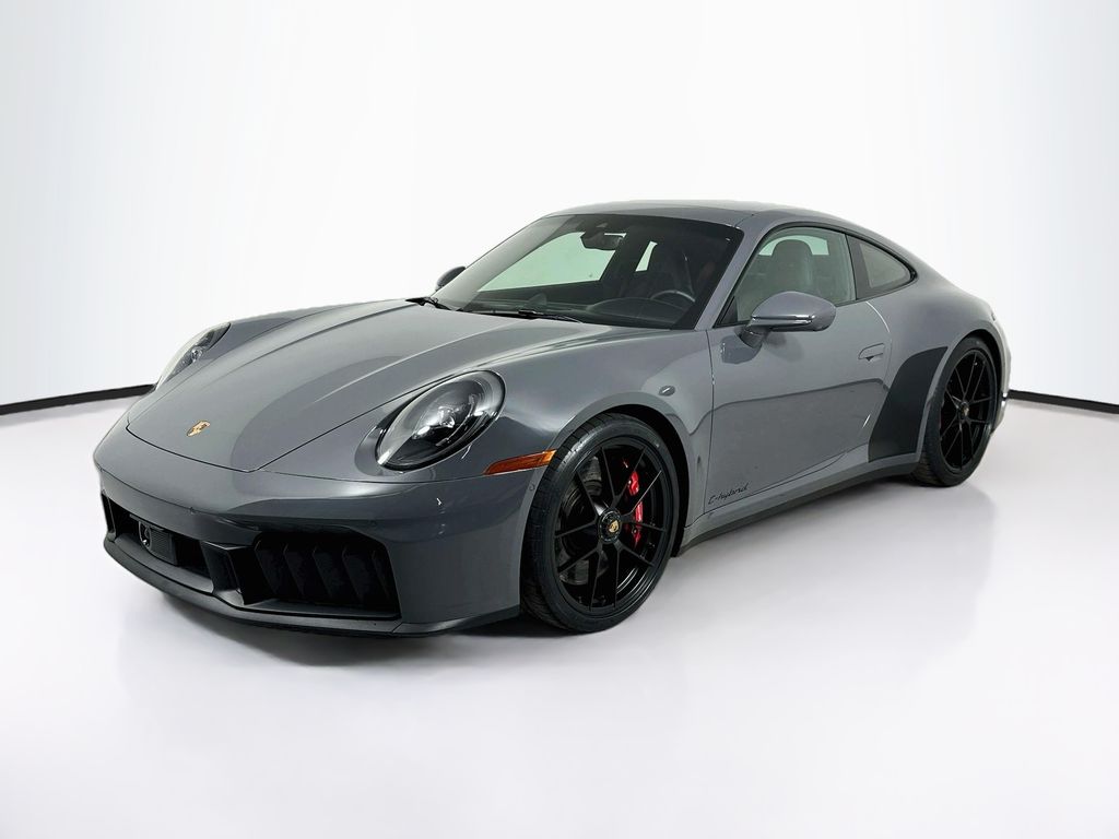 Gray (Slate Grey Neo) 2025 Porsche 911 Coupe All-Wheel Drive 8-Speed Automatic