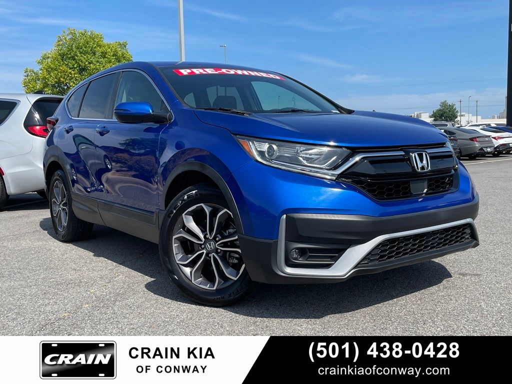 Aegean Blue Metallic 2020 Honda CR-V SUV / Crossover Front-Wheel Drive Continuously Variable Transmission