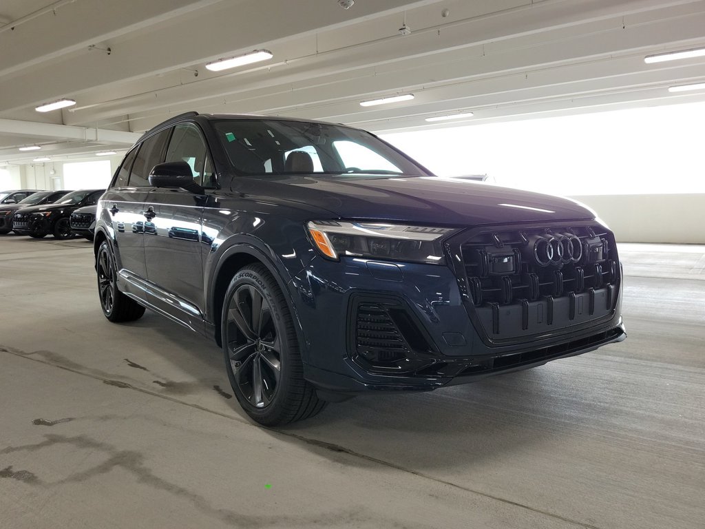 Certified Used 2025 Blue Audi 55 Prestige image 2