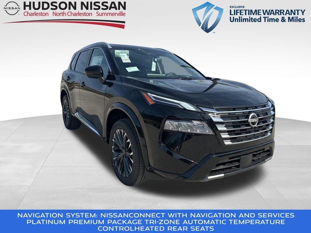 2025 Super Black Nissan Rogue Platinum SUV