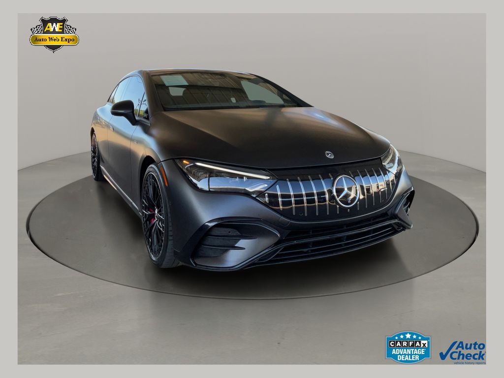 MANUFAKTUR Graphite Gray Magno 2023 Mercedes-Benz EQE AMG 4MATIC Sedan All-Wheel Drive 1-Speed Automatic
