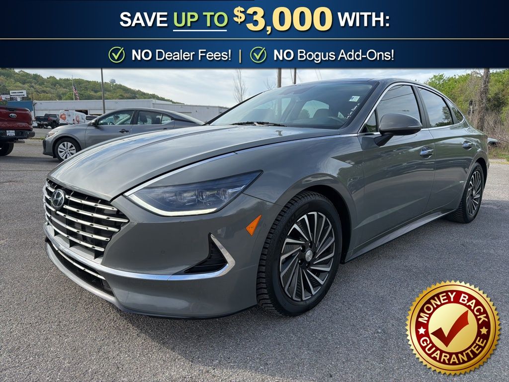 Hampton Gray 2023 Hyundai Sonata Hybrid Limited FWD Sedan Front-Wheel Drive 6-Speed Automatic