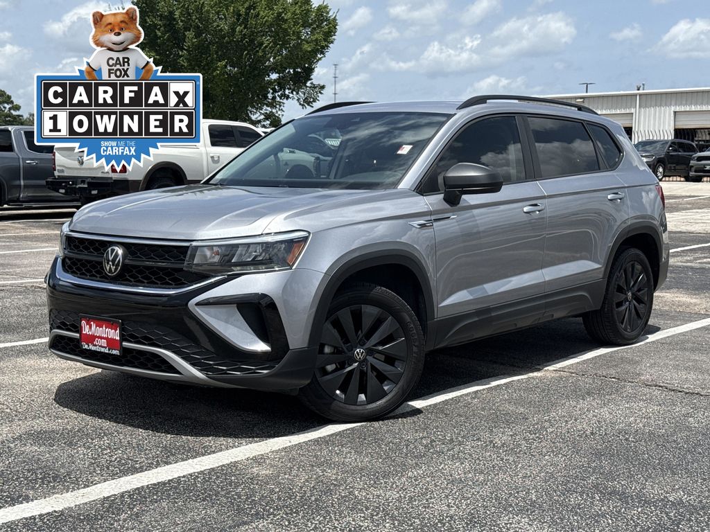 2023 Volkswagen Taos 1.5T S Silver at DeMontrond Automotive Group